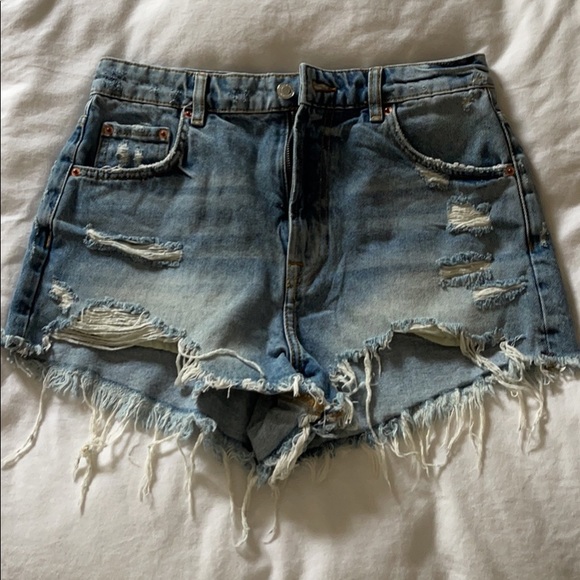 Zara High Waist Shorts - Picture 8 of 10